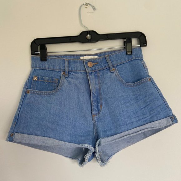 Garage Blue Denim/Jean Shorts - Picture 1 of 2